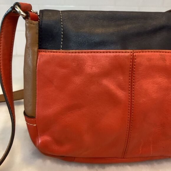 Coach Park Color Block Crossbody Leather Shoulder Bag - Picture 5 of 16